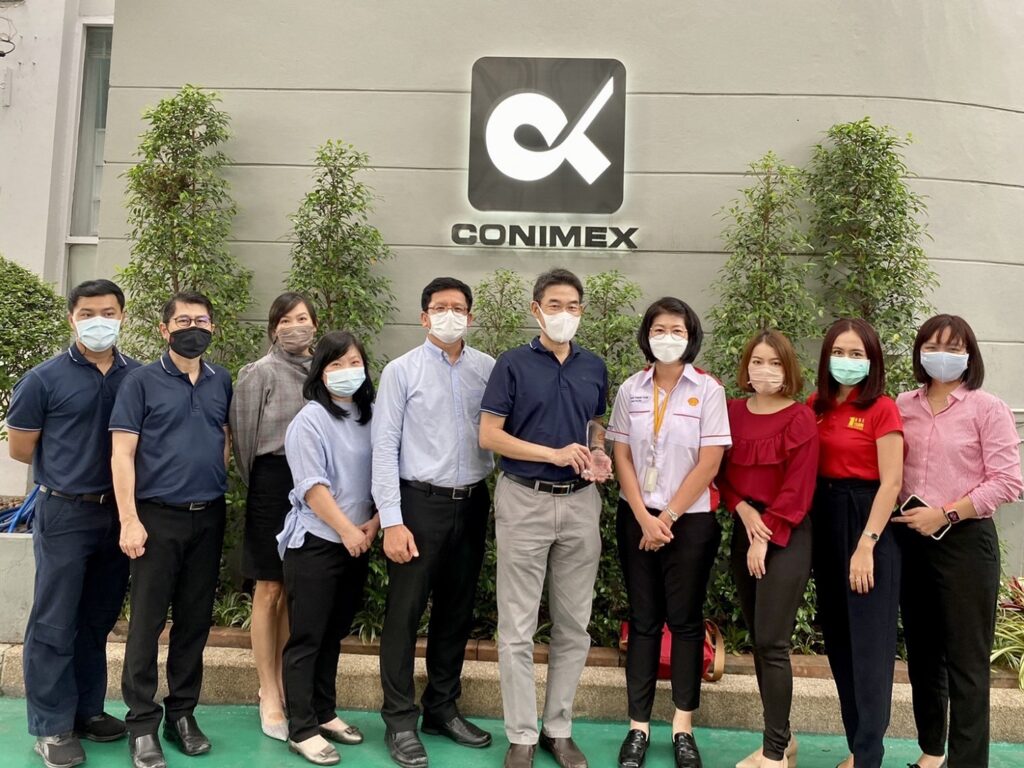 SCGP Conimex receives Asia Pacific Supplier Award 2022 for Environmental Sustainability from Shell, reconfirming the determination to maintain sustainable business partnership