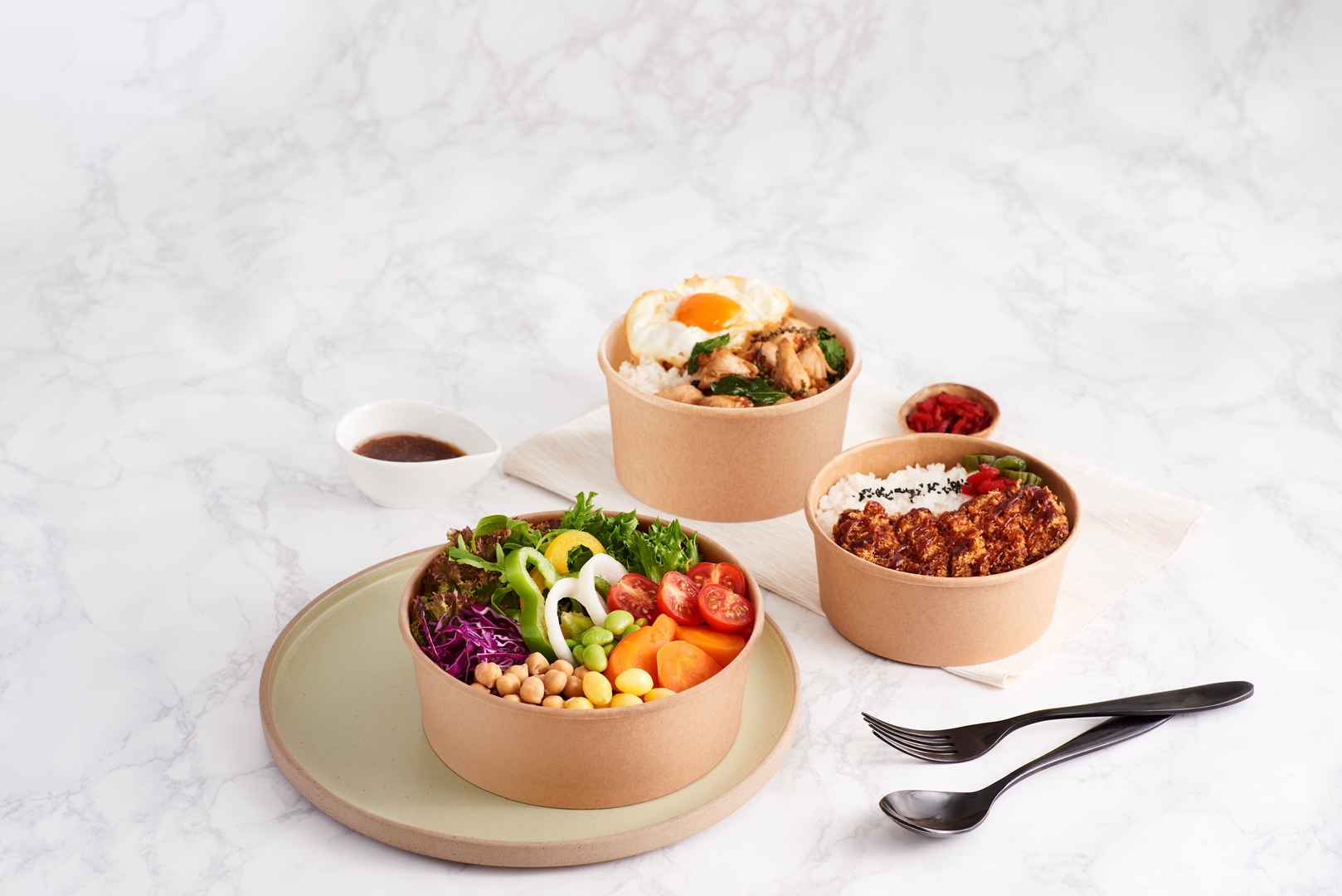 SCGP Fest Daily, Brown Paper Food Packaging made of 100% virgin pulp