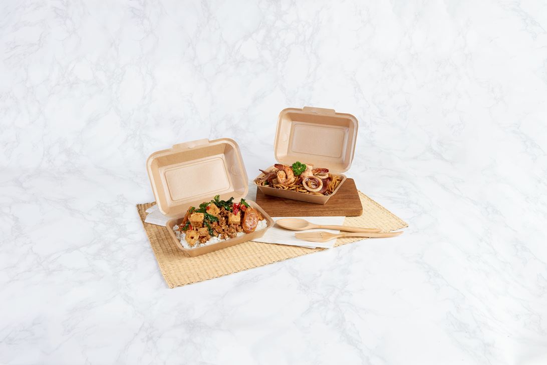 SCGP Fest Daily, Brown Paper Food Packaging made of 100% virgin pulp