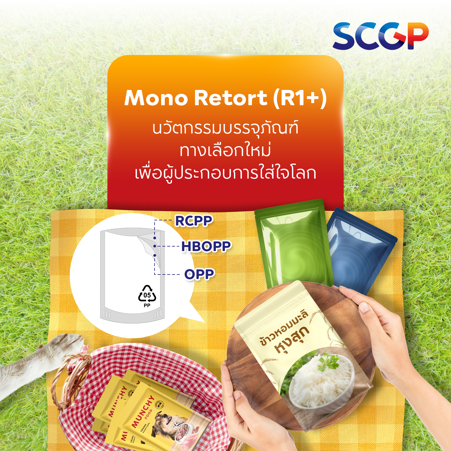 Mono retort