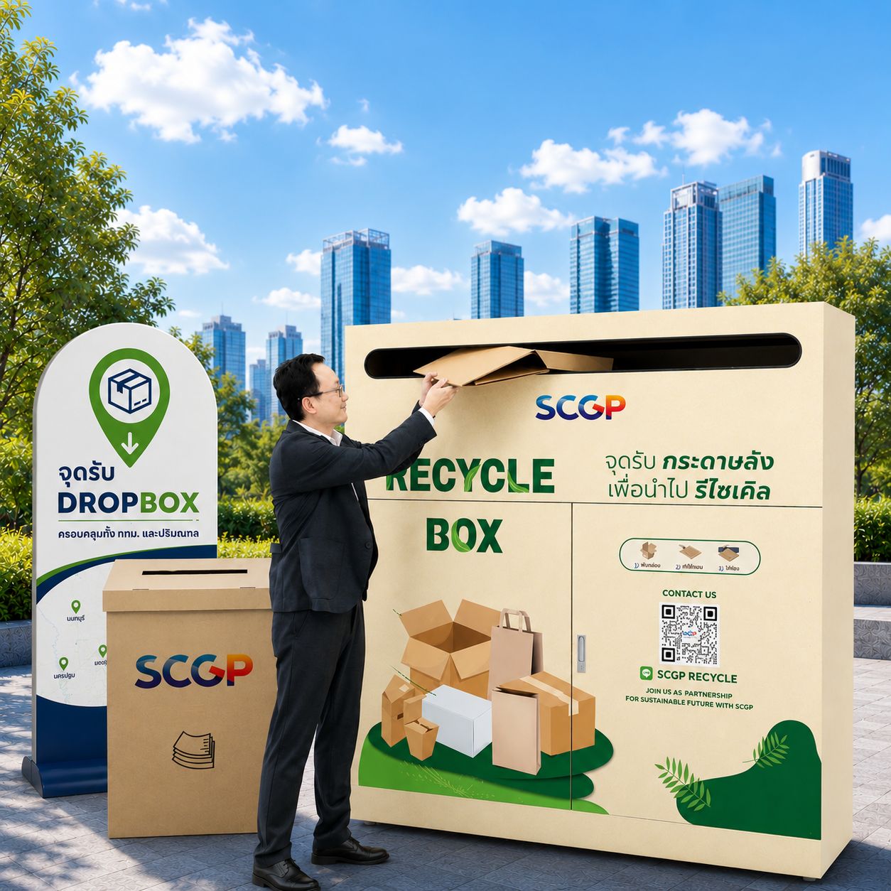 recycle drop box