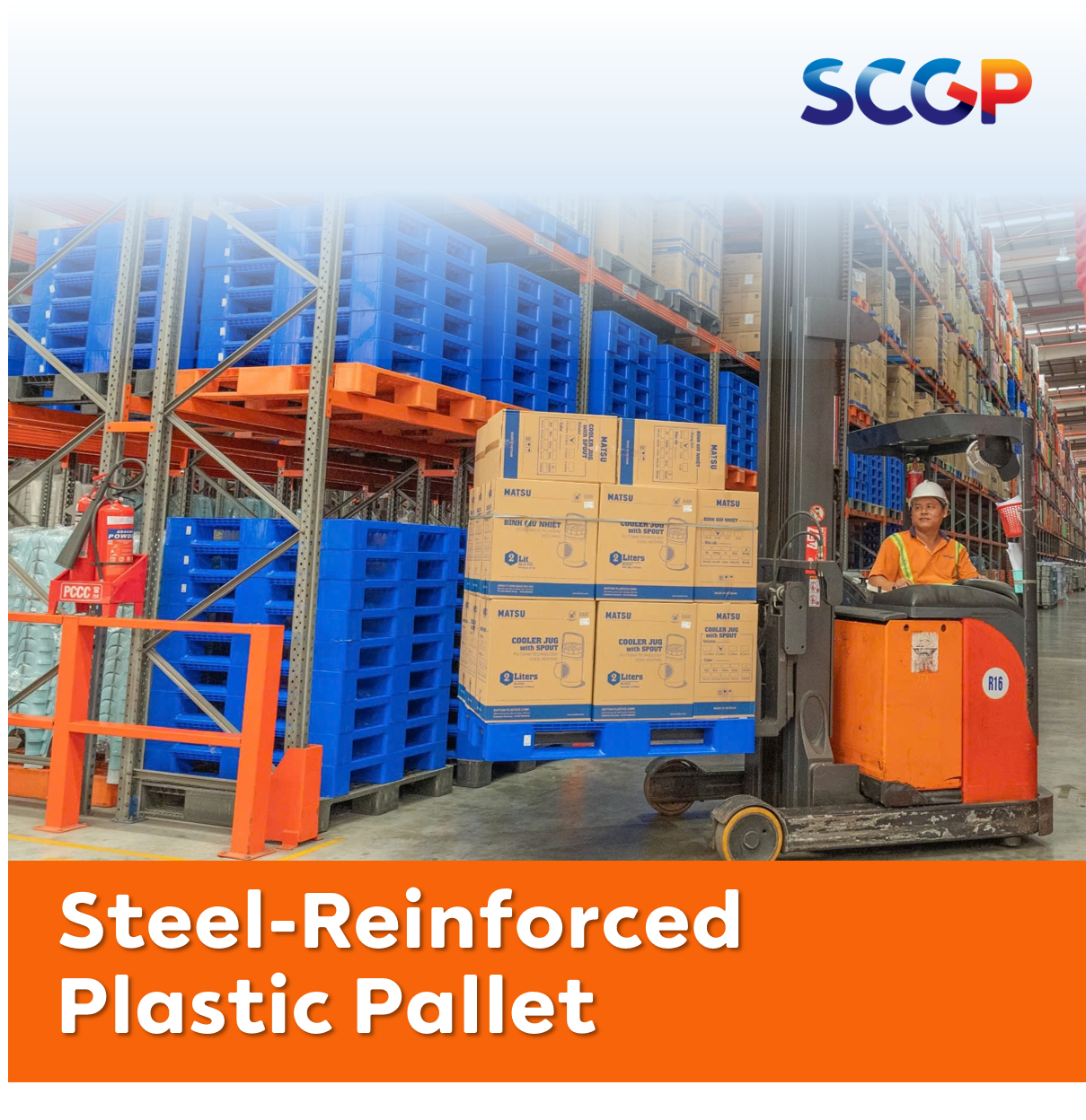 Steel Reinforced Plastic Pallet LinkedIn Cover
